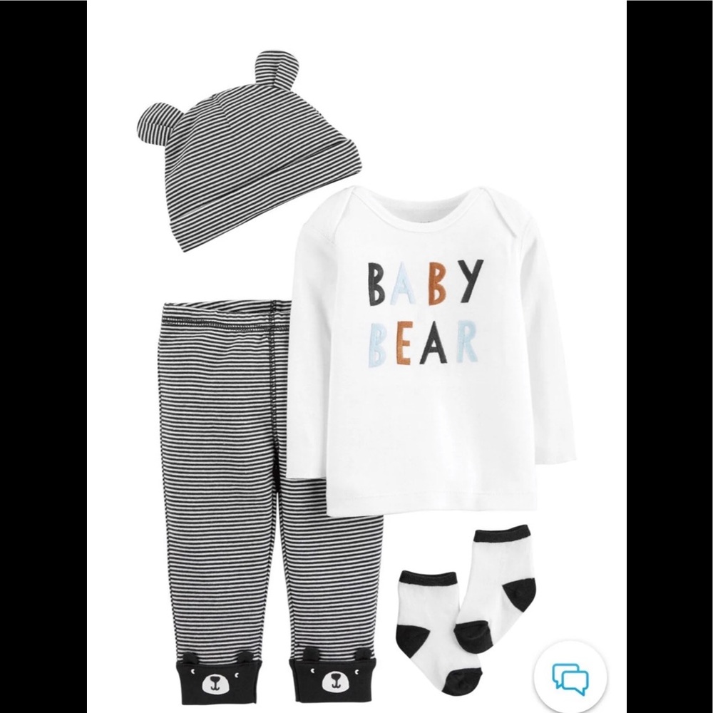 NWT Carter's 4 Piece Babysoft TakeMeHome Set